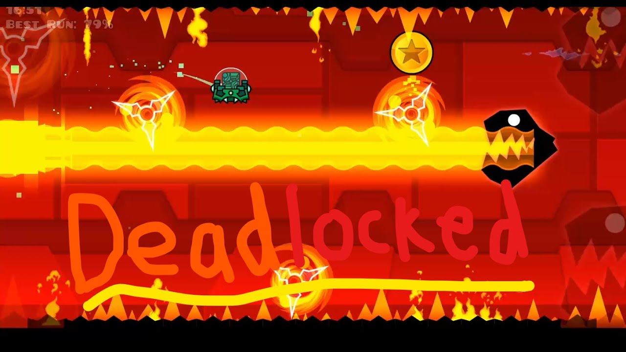 Deadlocked (easy demon) - YouTube