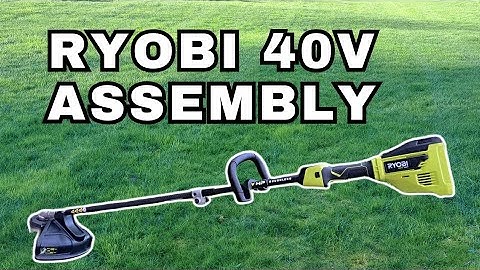How to Assemble Ryobi 40V String Trimmer