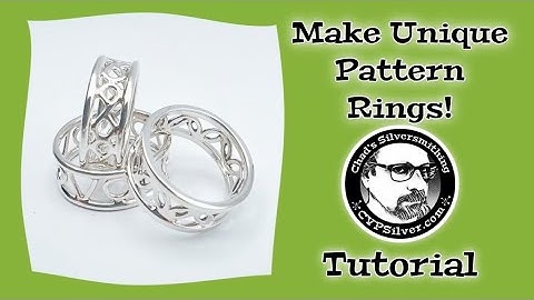 3 Unique Pattern Rings: A Silversmithing Tip