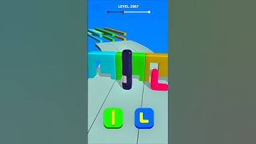 Blob Shifter 3D Level 2967 | Cubic Gaming #shorts #games #gameplay