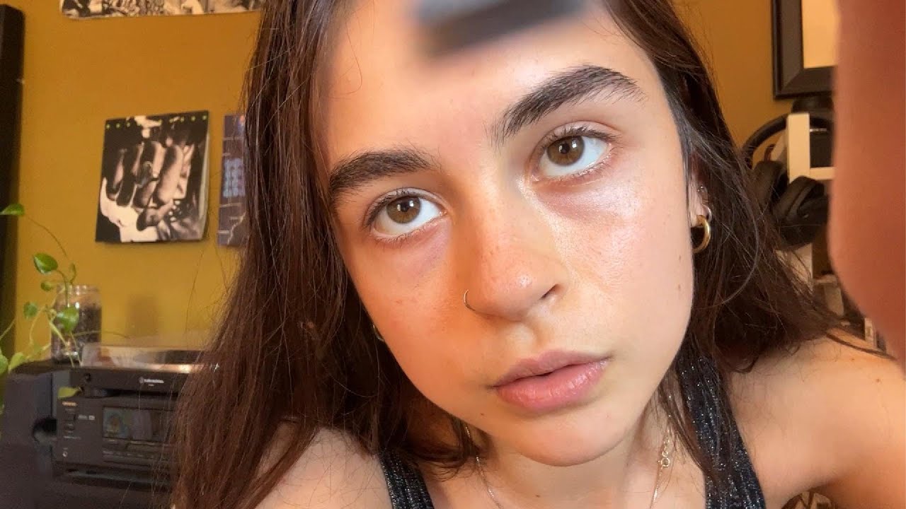 lo-fi asmr // doing your eyebrows ;) // soft spoken & whispering