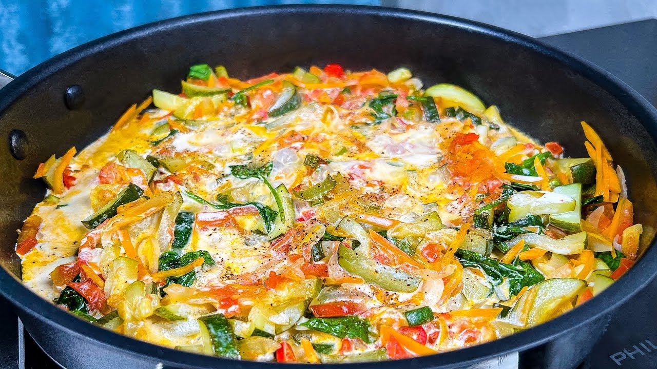 Unglaublich leckere Zucchini! Kein Fleisch! Einfaches Zucchinirezept ...