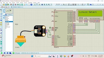 Liquid Level Sensor Interface with 8051 in Proteus#shortvideo #arduino #shortsvideo  #shortsviral
