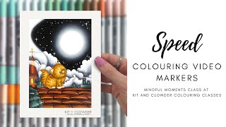 Speed Coloring: Markers + Copic Mindful Moments Class