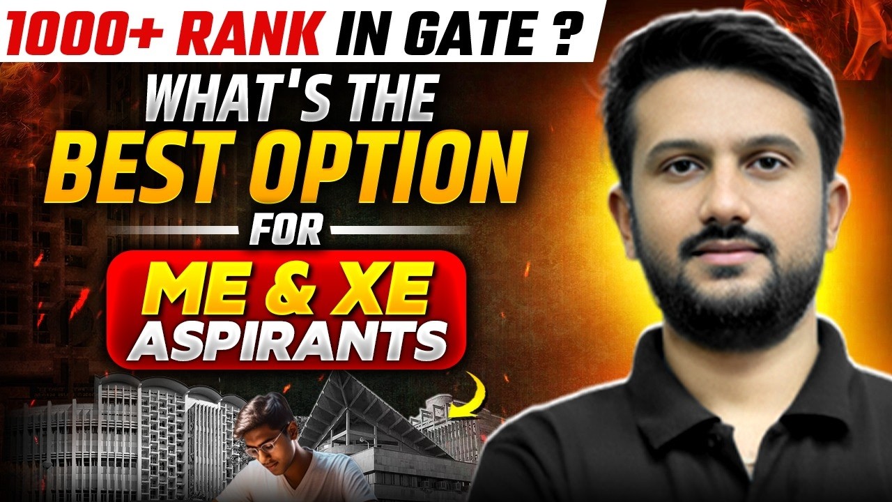 1000+ Rank in GATE Exam | Best Options for ME & XE Students | Post GATE ...