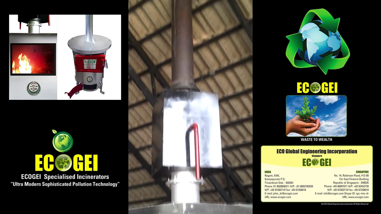 SMOKELESS INCINERATOR WITH INCORPORATION OF NO FUEL TECHNOLOGY IN