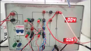 Single Phase fully controlled rectifier ( Without freewheeling diode )