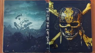 PIRATES OF THE CARIBBEAN 5: Salazars Rache - 3D Steelbook Blu-ray Limited Edition Unboxing [UHD]