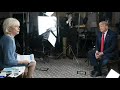 Trump walks out of 60 minutes interview