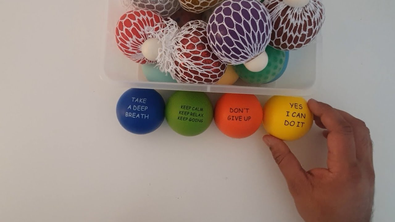 Watch me Squeeze Stress balls | Motivational Balls | Glitter Satisfying ...
