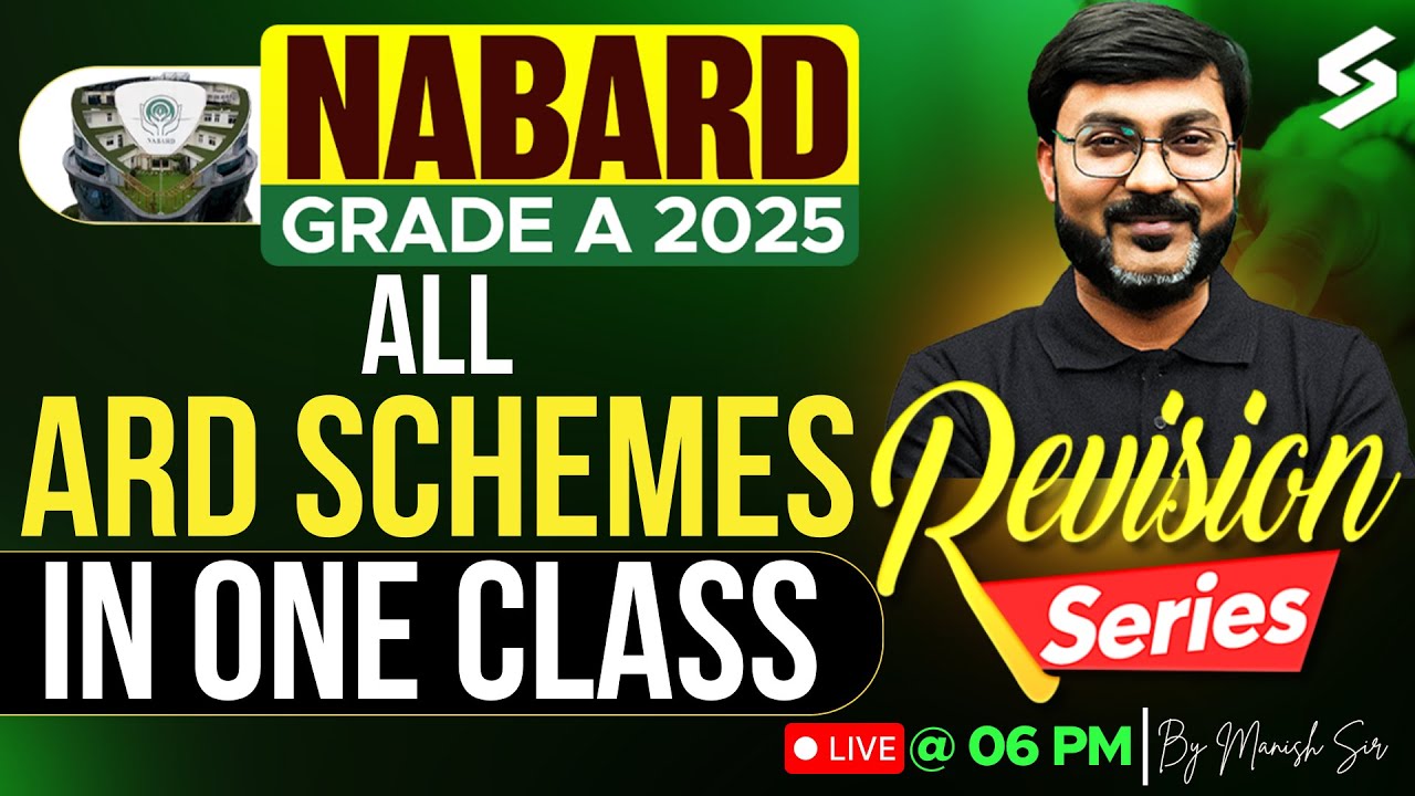 All ARD Schemes for NABARD Grade A 2025 | NABARD Grade A 2025 Important ...