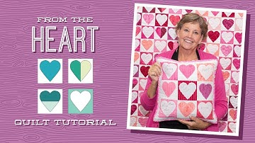 Make a "From the Heart" Quilt with Jenny Doan of Missouri Star (Video Tutorial)