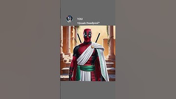 Deadpool PROPOSES in Ancient Greece?!💍(AI Short) #ai #chatgpt #memes