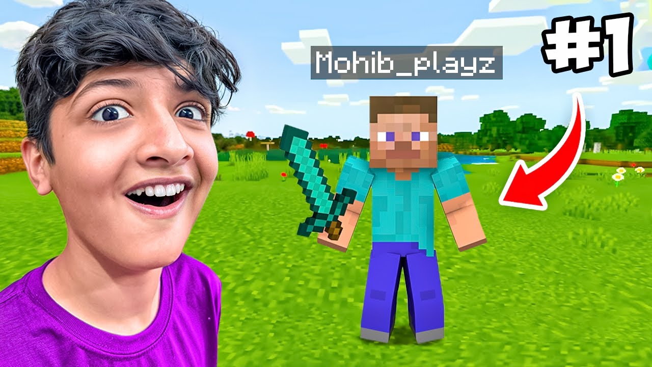 Playing Minecraft for 1st Time!