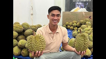 Cảnh tấp nập khó tin khi tại hàng sầu riêng không nhúng thuốc ở Sài Gòn của anh trai quê