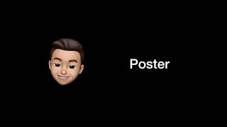 How to use the Clips app to create a poster on iPad