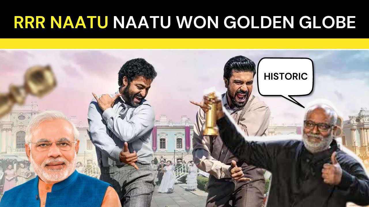 RRR Golden Globes 'RRR' की धूम, Natu Natu गाने को मिला अवॉर्ड🏆🎉 RRR