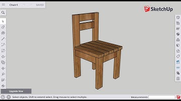Model A Basic Chair With SketchUp
