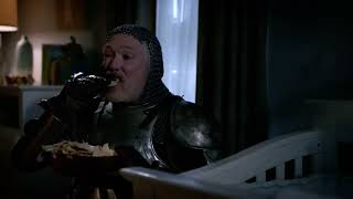 Xfinity knight Watching a baby￼ commercial (2014)￼