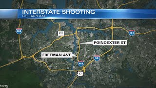 Passenger injured during 4th of July shooting on I-464 in Chesapeake