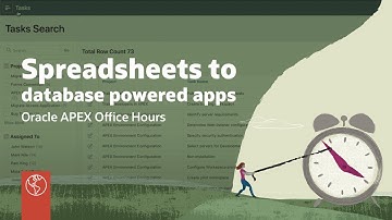 Transform spreadsheets into beautiful database-powered apps with APEX