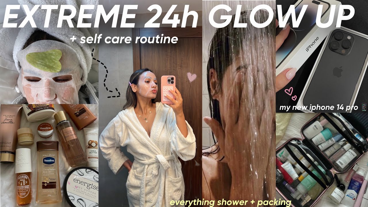let’s have a 24h HOME GLOW UP🫡🧖🏻‍♀️🍓|يلاه نتهلاو فراسنا🥰+ شريت NEW IPHONE📱(PREP FOR VACAY TO+NAILS💅)