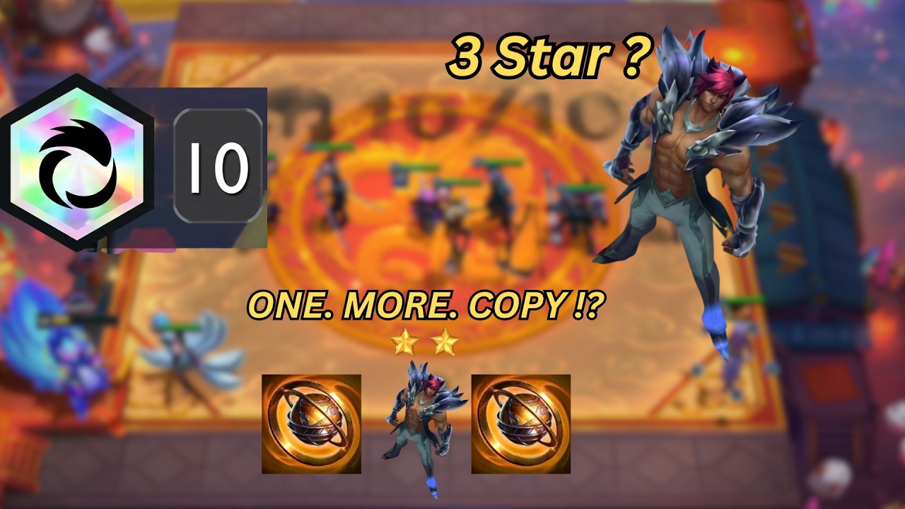 2⭐ SETT ON BENCH... 2 DUPS... 3⭐?  (10 Ionia) | TFT Set 16