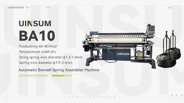 【UINSUM mattress machine】Automatic Bonnell Spring Assembler Machine-BA10