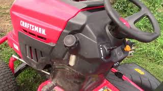 How To Videos: 10 min Oil Change in 25 mins  Craftsmas T260 Riding Lawnmower