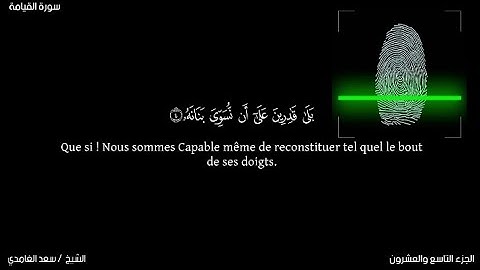 Sourate  Al Qiyâmah | La résurrection | 🎤 Sa'd Alghamidi 💯❤️ 👍. سورة القيامة سعد الغامدي