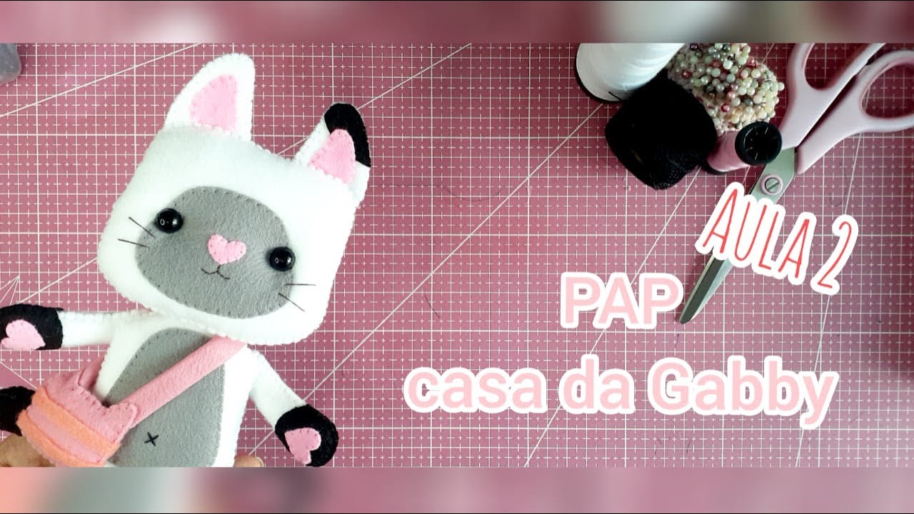 Tiara de gatinho passo a passo: Molde para imprimir