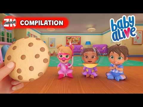 Can The Babies Win The Cookies!? 🍪 Baby Alive | Episode Compilation | ZeeKay Junior