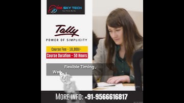 Tally Course - RM Sky Tech | Pondicherry