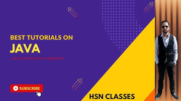 Command Line Arguments in Java - Harendra Sir - @HSNClasses1987