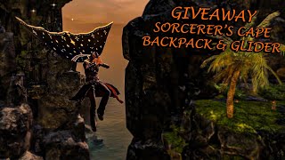 [CLOSED]Guild Wars 2 Weekly Giveaway - 324 - Sorcerer's Cape Backpack & Glider!
