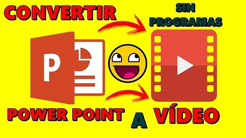 Convertir PowerPoint a VÍDEO sin programas [ Office 2016,2013,2010]