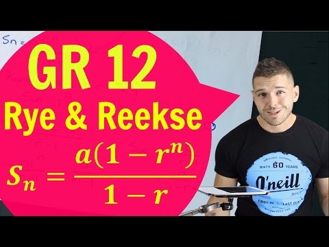 Video: Wat is die formules vir rekenkundige en meetkundige rye?