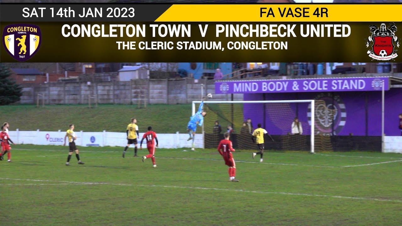 Congleton Town Vs Pinchbeck United (14.01.23) - YouTube