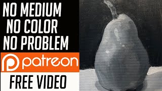 How To Make Your First Oil Painting Easier NO MEDIUM!
