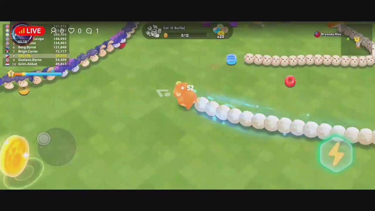 Sweet Crossing io , snake io live 1st rank few attempts