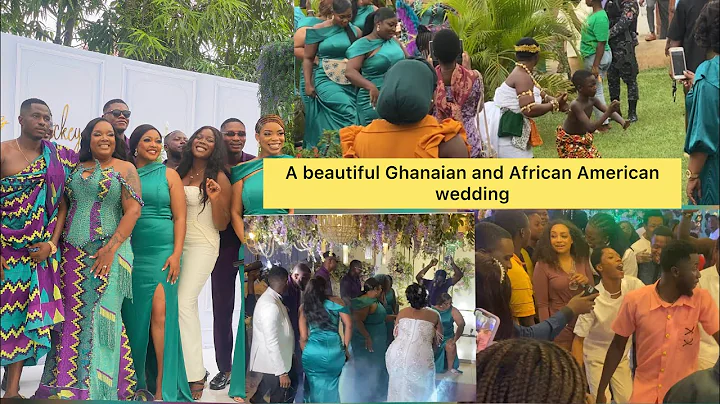 A BEAUTIFUL TRADITIONAL WEDDING OF A GHANAIAN & AFRICAN AMERICAN!! #africanamerican #wedding #accra