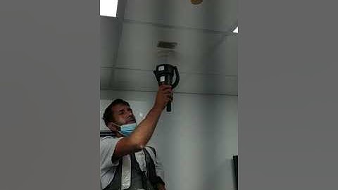 Testing of Novec 1230 system by smoke tester