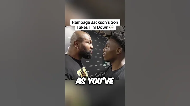 Rampage Jackson Realized He Can’t Beat His Own Son😳😂 #ufc