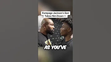 Rampage Jackson Realized He Can T Beat His Own Son Ufc 