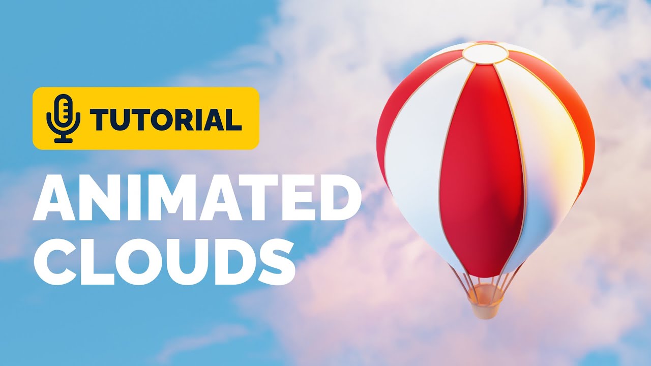 Animated Clouds Tutorial in Blender 3.1 | Polygon Runway - YouTube