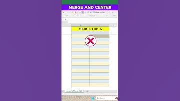 How to Merge Cells in Excel | #excel #exceltutorial #techblend8