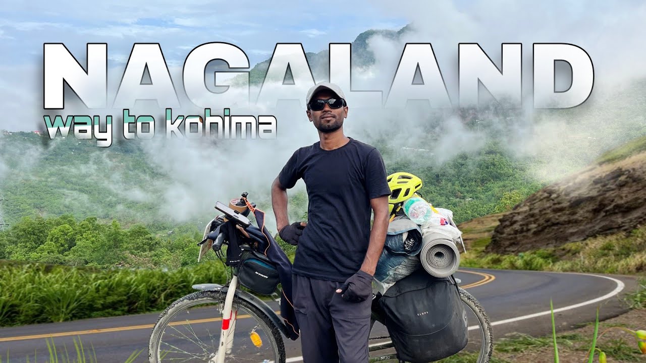 Cycle Se Kohima, Nagaland | Capital City Ke Raaste valley, Clouds Aur Nature | North East Vlog