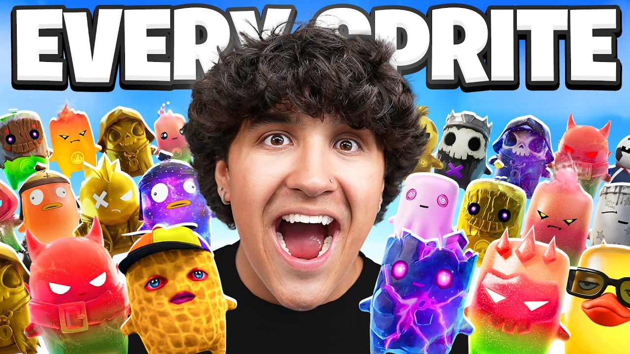 I Tried EVERY SPRITE in Fortnite!