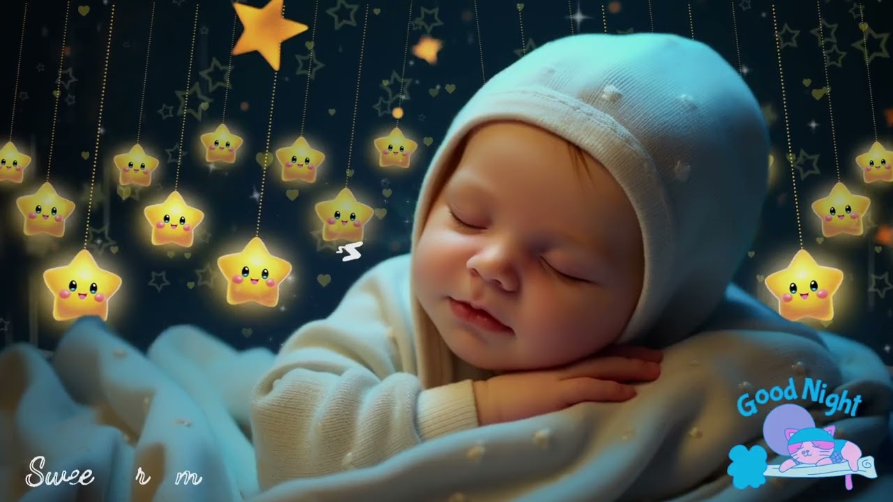 Baby Sleep Music 💤 Overcome Insomnia in 3 Minutes 🌙 Mozart & Brahms Lullabies for Instant Sleep