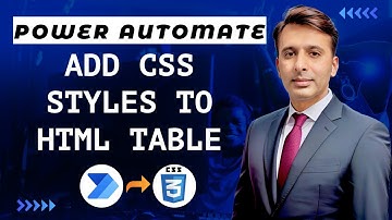 Power Automate HTML Table Formatting and Emailing
